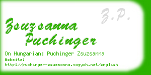 zsuzsanna puchinger business card